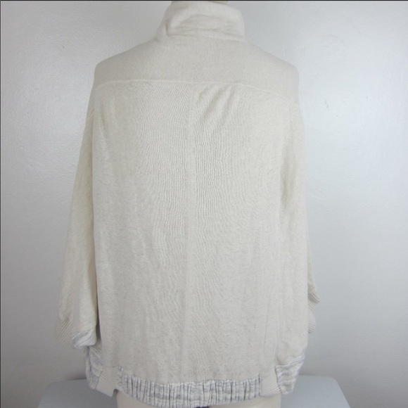 Anthropologie Moth Zip Front Cardigan Sweater Wrap - Picture 5 of 6